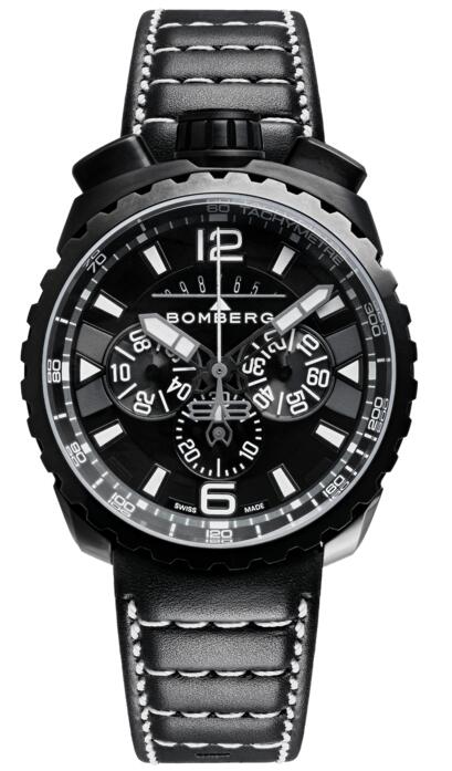 Review Bomberg Bolt-68 BS45CHPBA.050-6.3 QUARTZ CHRONOGRAPH Replica mens watch - Click Image to Close